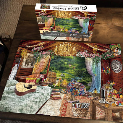 Forest Harbor Jigsaw Puzzle 1000 Pieces