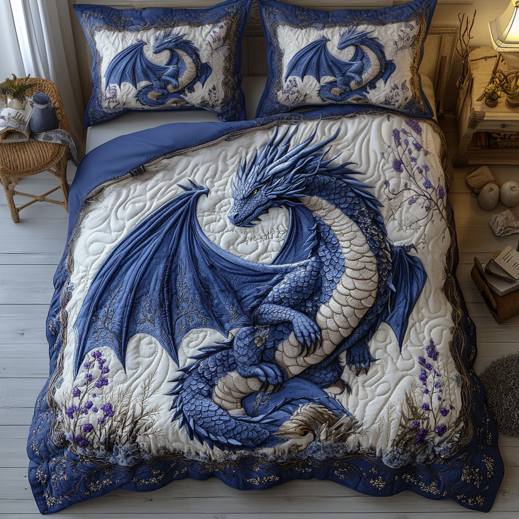 Dragon Quilted Bedding Set NCU0VT87