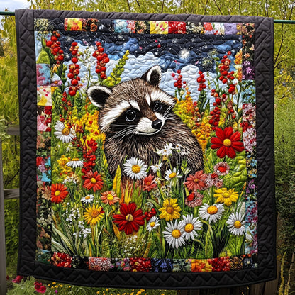 Forest Bandit Quilted Blanket NCU0PT622