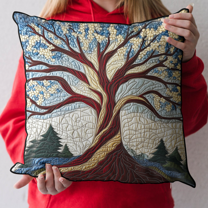 Forest Harmony Quilted Pillow Case NCU0DK2705