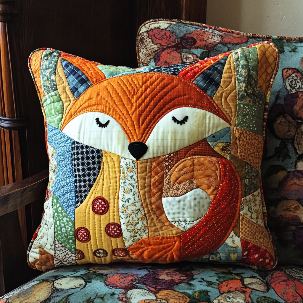 Fox DAI05112495 Quilted Pillow Case