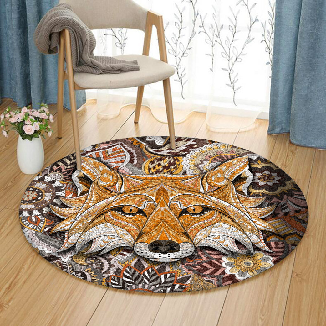 Fox QN310742T Round Area Rug