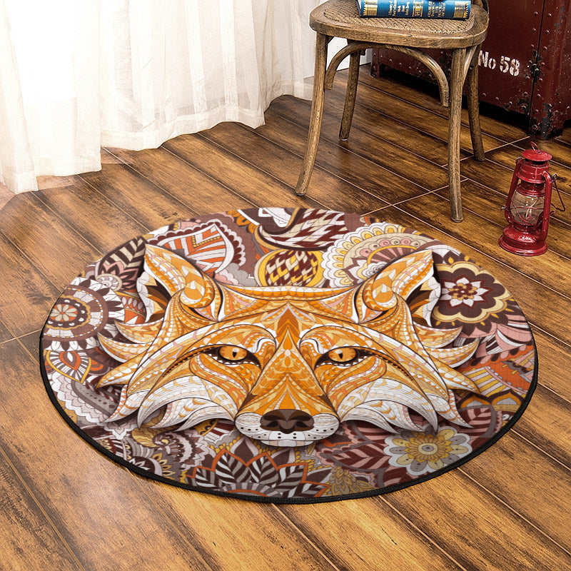 Fox QN310742T Round Area Rug