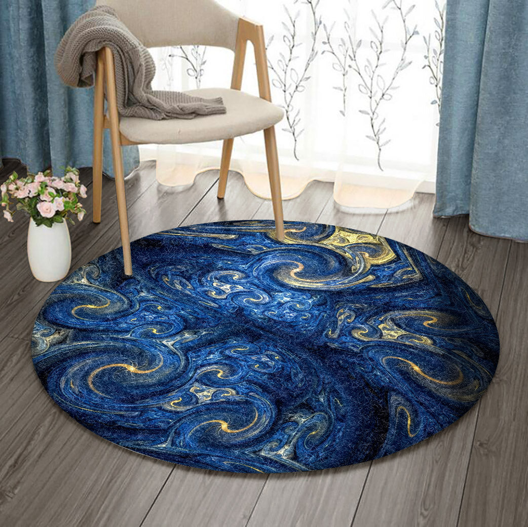 Fractal DD0210038RR Round Area Rug