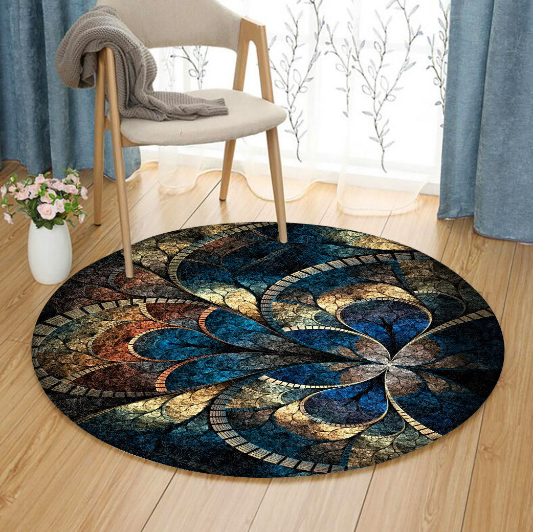 Fractal HM1710050TM Round Area Rug