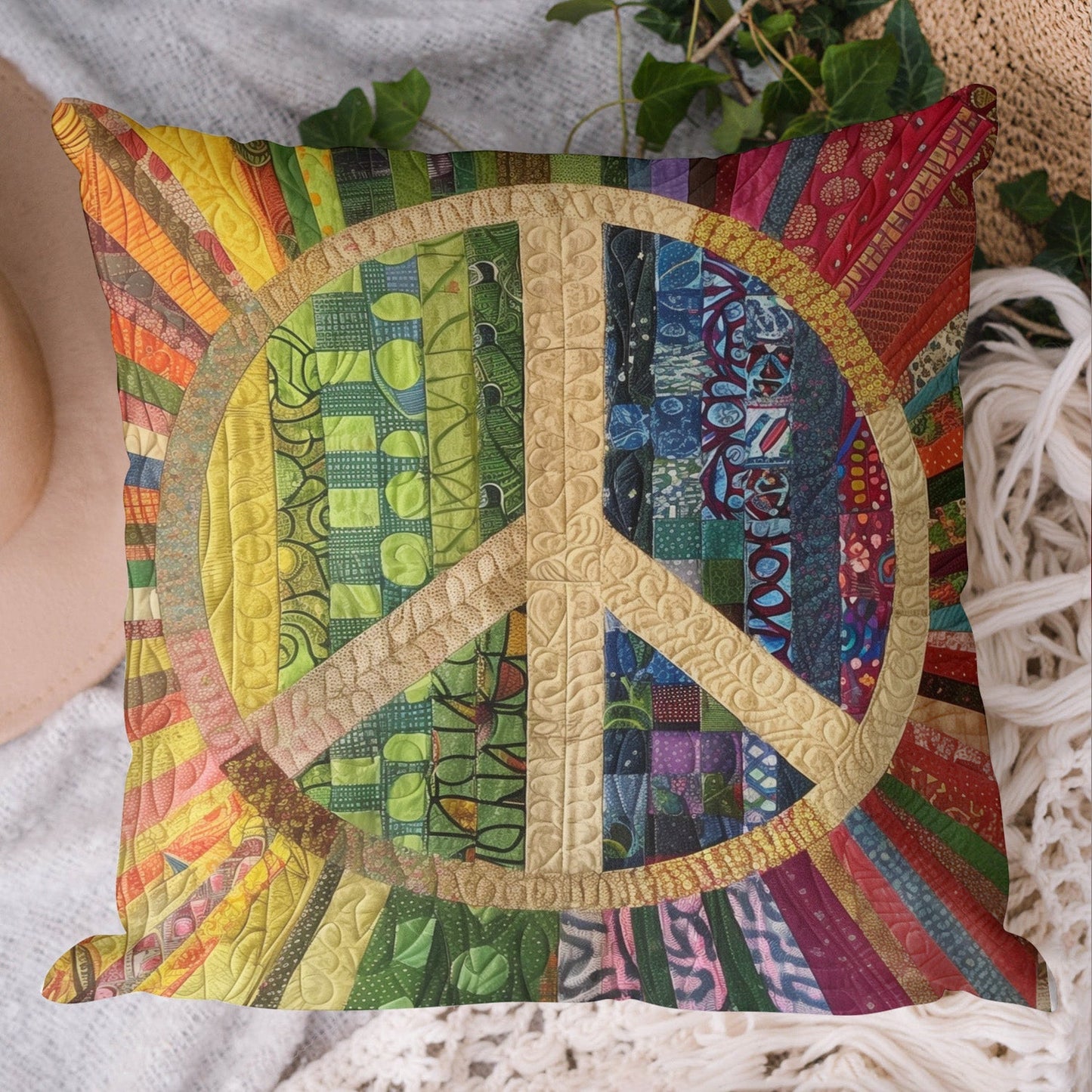 Free Spirit Quilted Pillow Case NCU0PT450