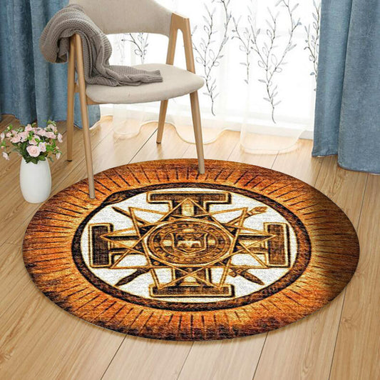 Freemason HM280809TM Round Area Rug