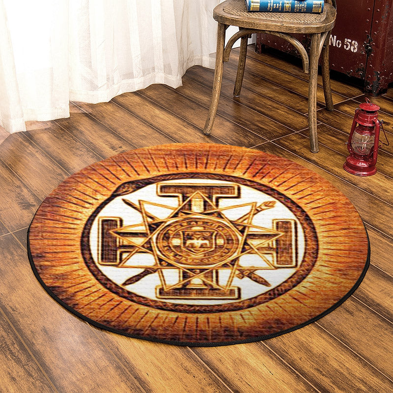 Freemason HM280809TM Round Area Rug