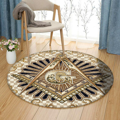 Freemason HM280810TM Round Area Rug