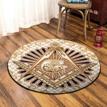 Freemason HM280810TM Round Area Rug