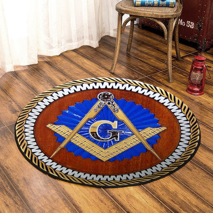 Freemason HM290807TM Round Area Rug