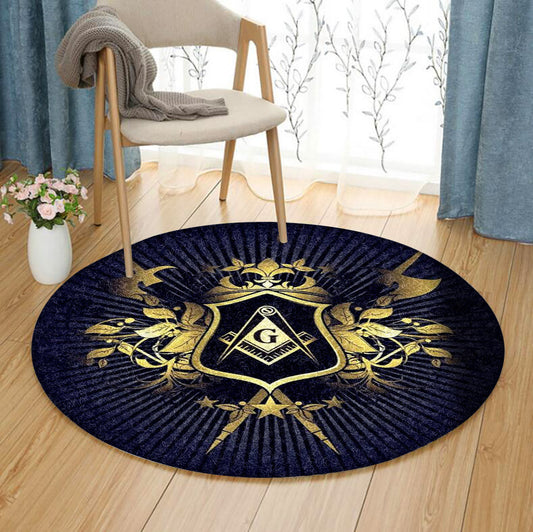 Freemason HM290808TM Round Area Rug