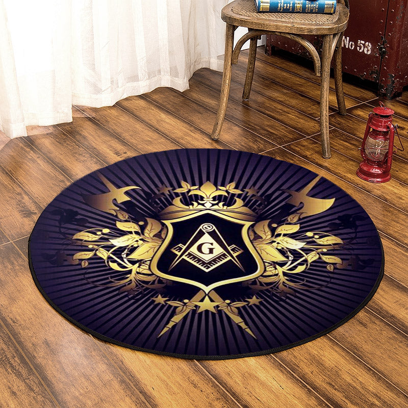 Freemason HM290808TM Round Area Rug