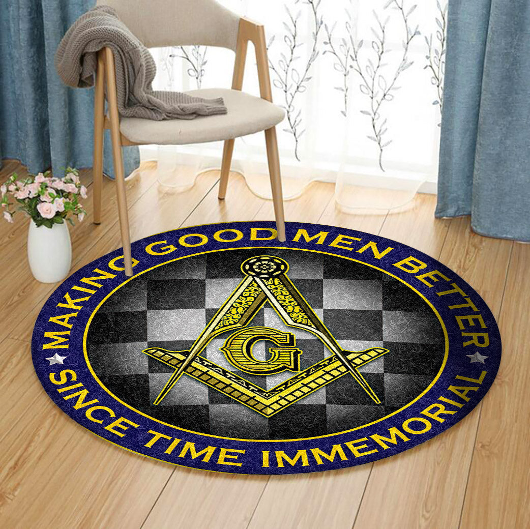 Freemason TN210805TM Round Area Rug