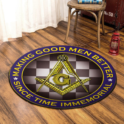 Freemason TN210805TM Round Area Rug