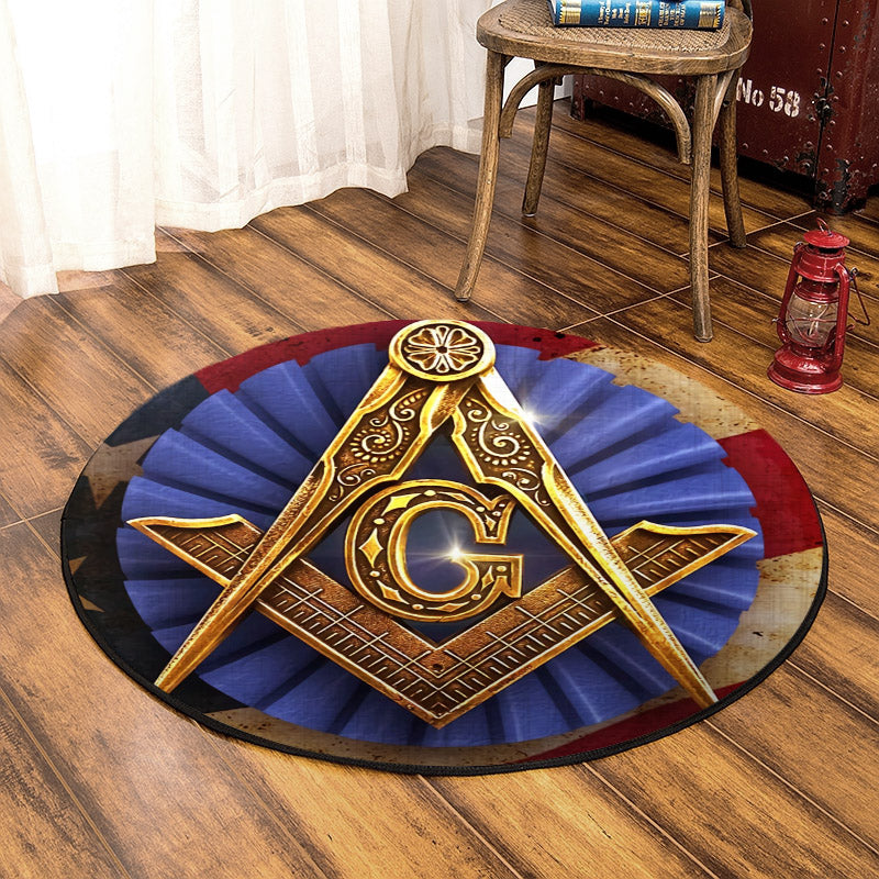 Freemason TT280812TM Round Area Rug