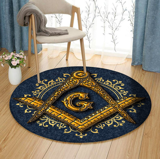 Freemason TT280813TM Round Area Rug