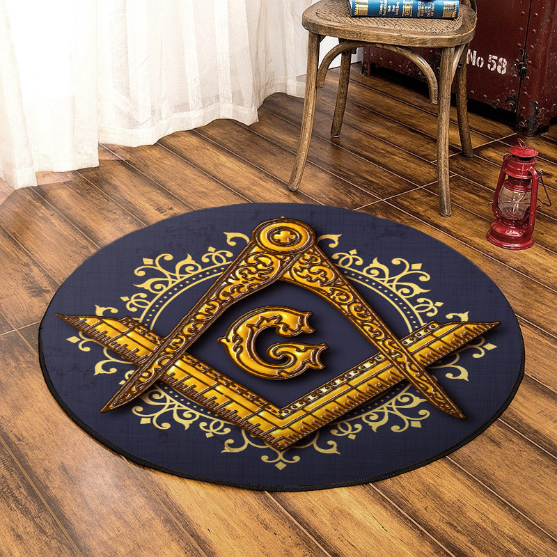 Freemason TT280813TM Round Area Rug