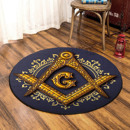 Freemason TT280813TM Round Area Rug