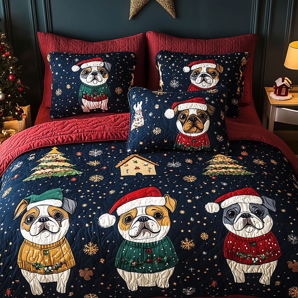 French Bulldog TAI041124135 Quilt Bedding Set