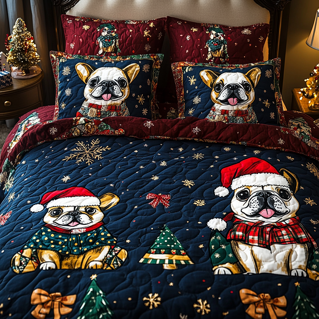 French Bulldog TAI041124136 Quilt Bedding Set