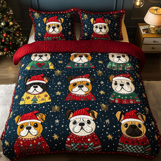 French Bulldog TAI041124152 Quilt Bedding Set