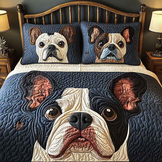 French Bulldog TAI041124362 Quilt Bedding Set