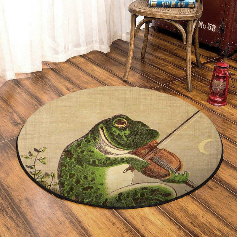 Frog DN0509046RR Round Area Rug