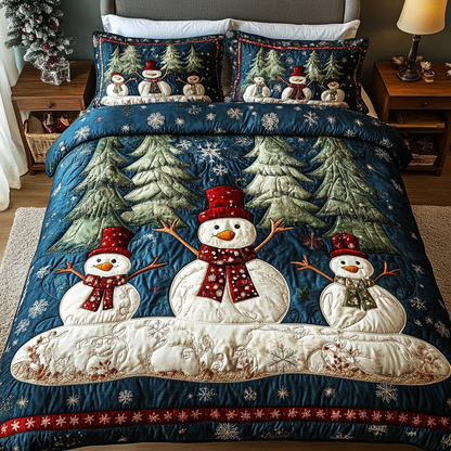 Christmas 3-Piece Quilted Bedding Set NCU0VT64