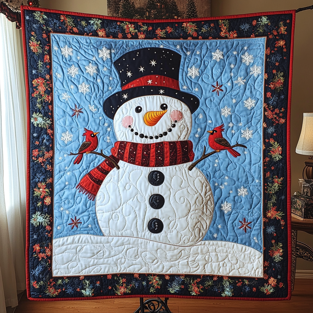 Frosty Friends Quilted Blanket NCU0VH1237