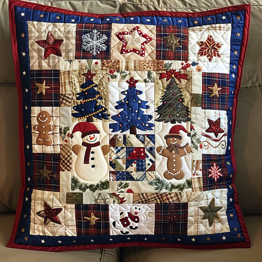 Frosty Fun Quilted Pillow Case NCU0TL622