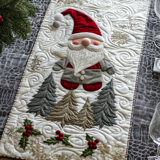 Frosty Path Quilted Table Runner NCU0DV1910