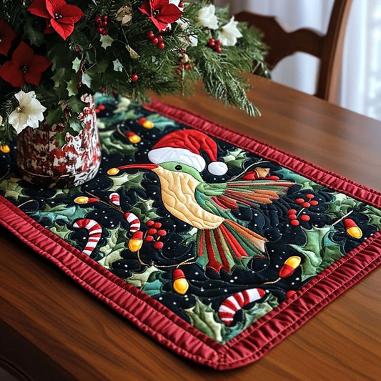 Frosty Wings Quilted Table Runner NCU0NT1580