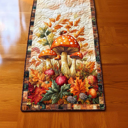 Fungi Festivities Quilted Table Runner NCU0NT1211