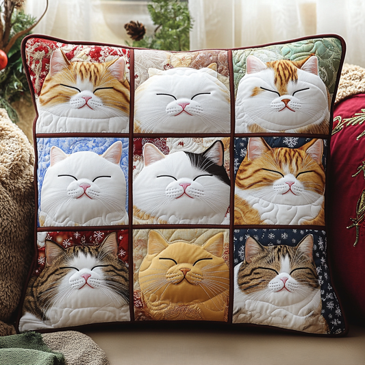 Furry Friends Quilted Pillow Case NCU0TL1086