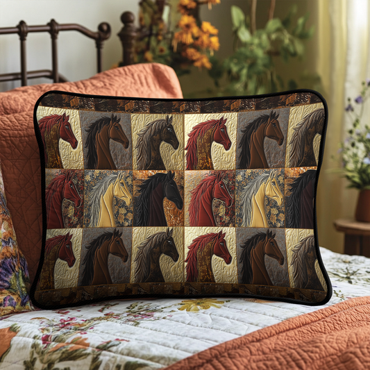 Galloping Grace Quilted Bedding Pillow Case NCU0DK3017