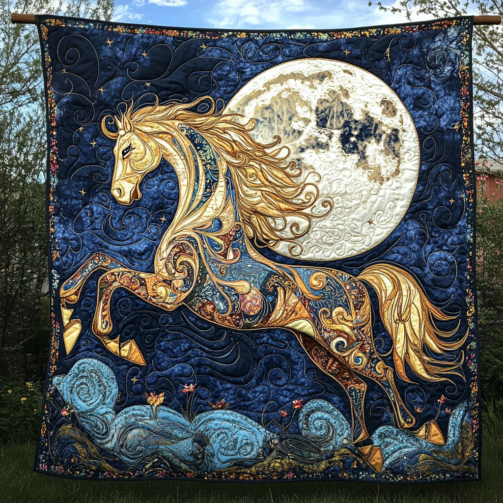 Galloping Grace Quilted Blanket NCU0DK1115