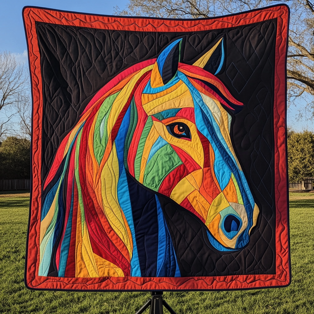 Galloping Spirit Quilted Blanket NCU0DK1775