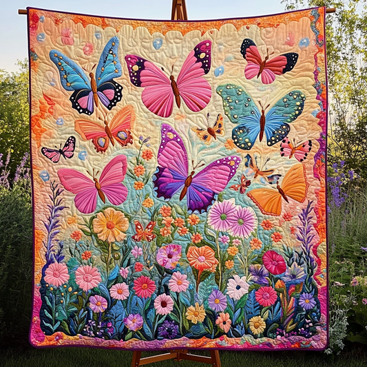 Garden Wings Quilted Blanket NCU0DK2237