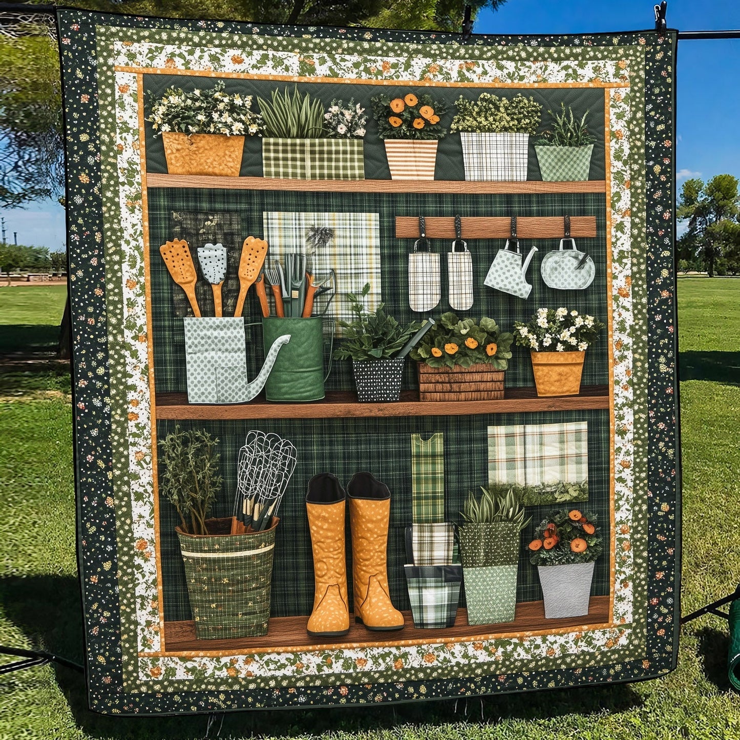 Gardener Essentials Quilted Blanket NCU0TH1429