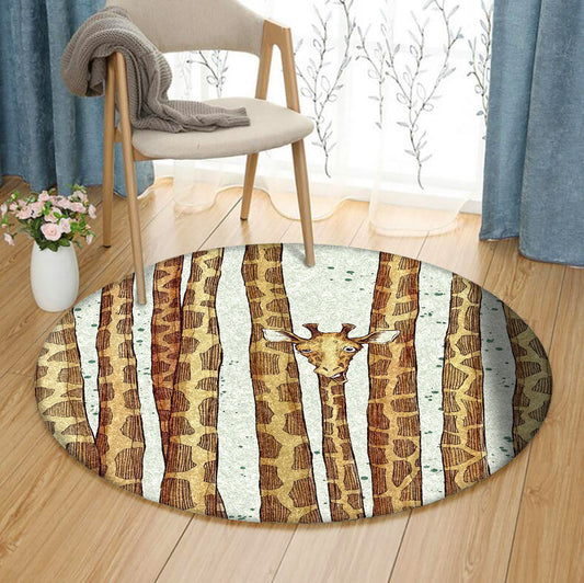 Giraffe TN2210090TM Round Area Rug