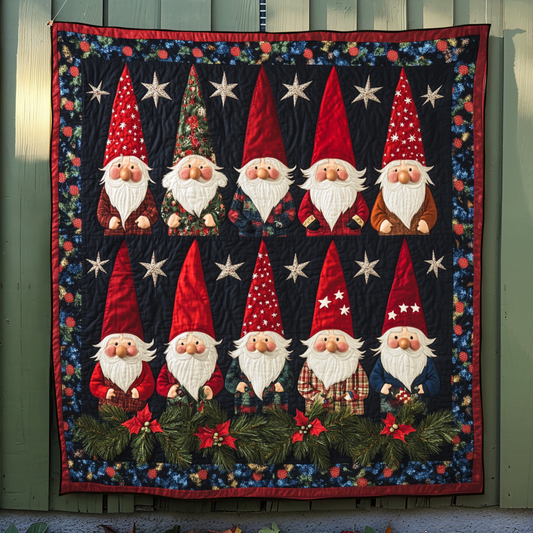 Gnome Stars Quilted Blanket NCU0VH268