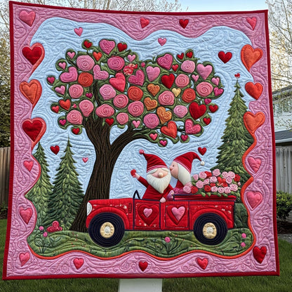 Gnome of Affection Quilted Blanket NCU0PT2959