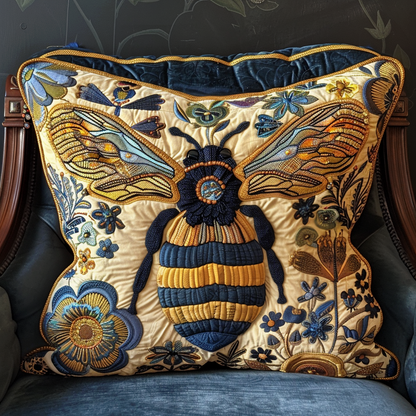 Bee Quilted Pillow Case NCU0VT21