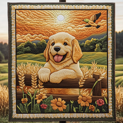 Golden Fields Companion Quilted Blanket NCU0DK1539