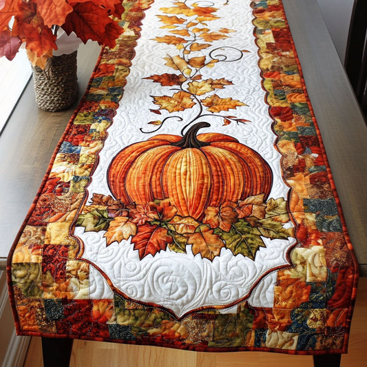 Golden Harvest Quilted Table Runner NCU0PT944