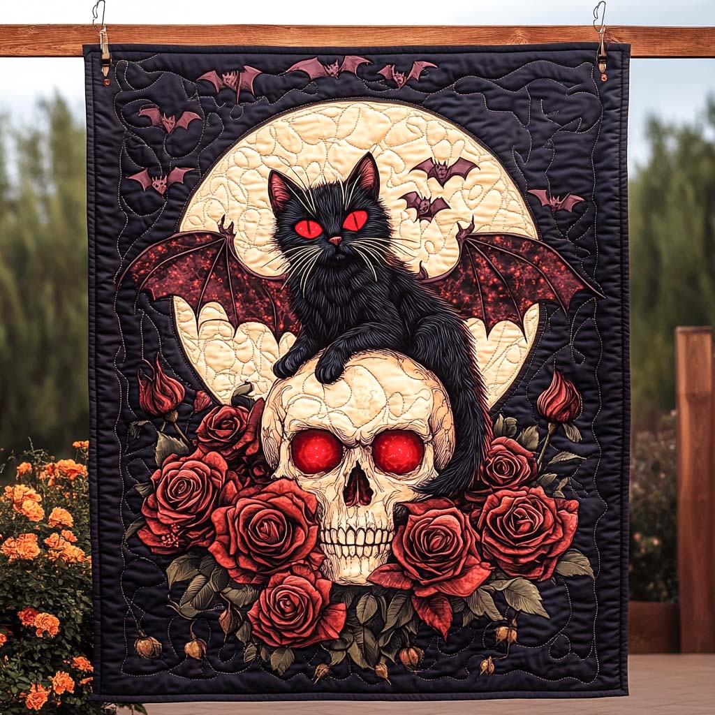 Gothic Guardian Quilted Blanket NCU0NT362