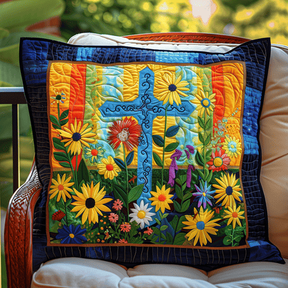 Graceful Blooms Quilted Pillow Case NCU0TH1079