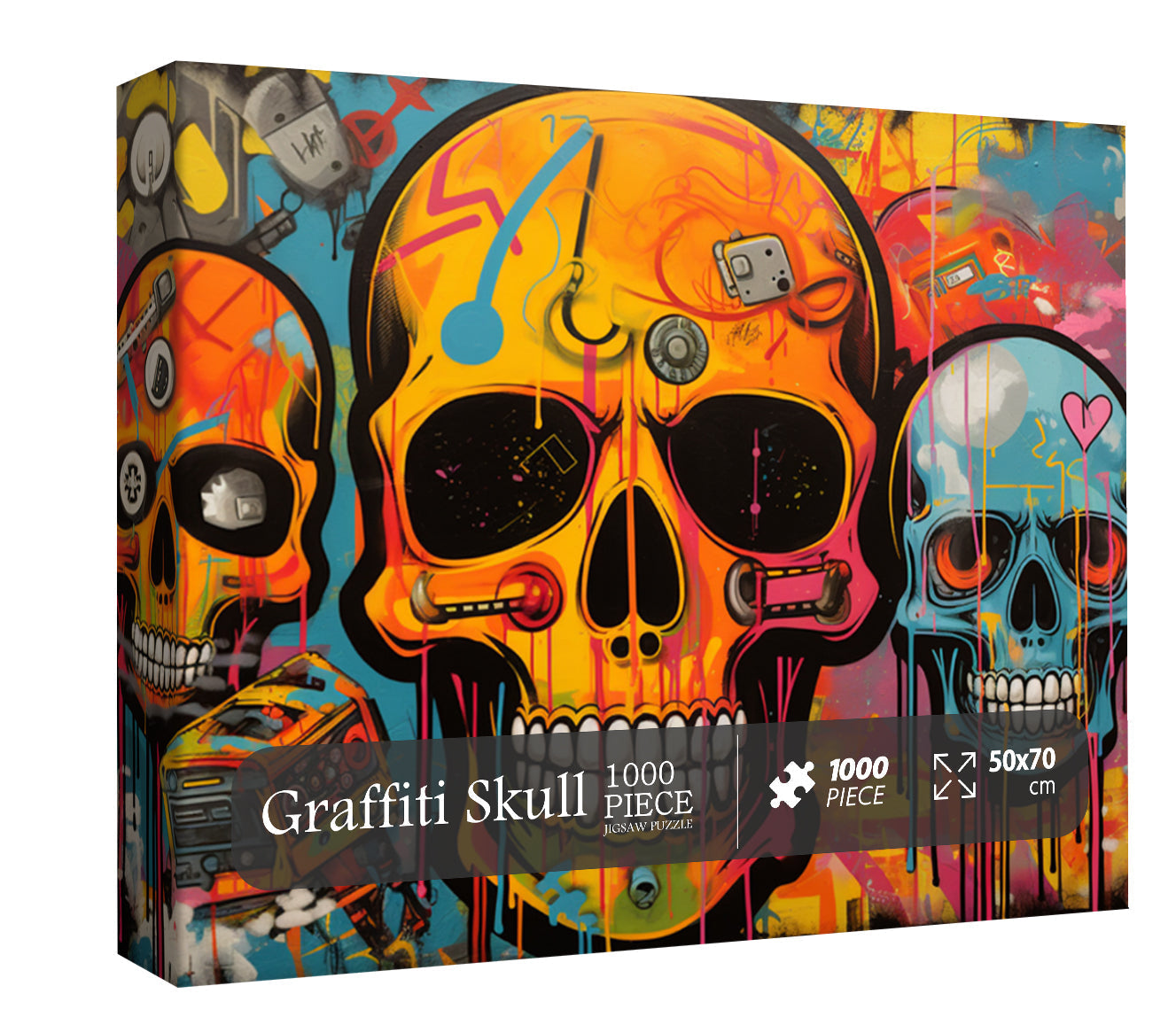 Graffiti Skull Jigsaw Puzzle 1000 Pieces