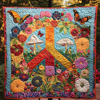 Groovy Garden Quilted Blanket NCU0PT1897